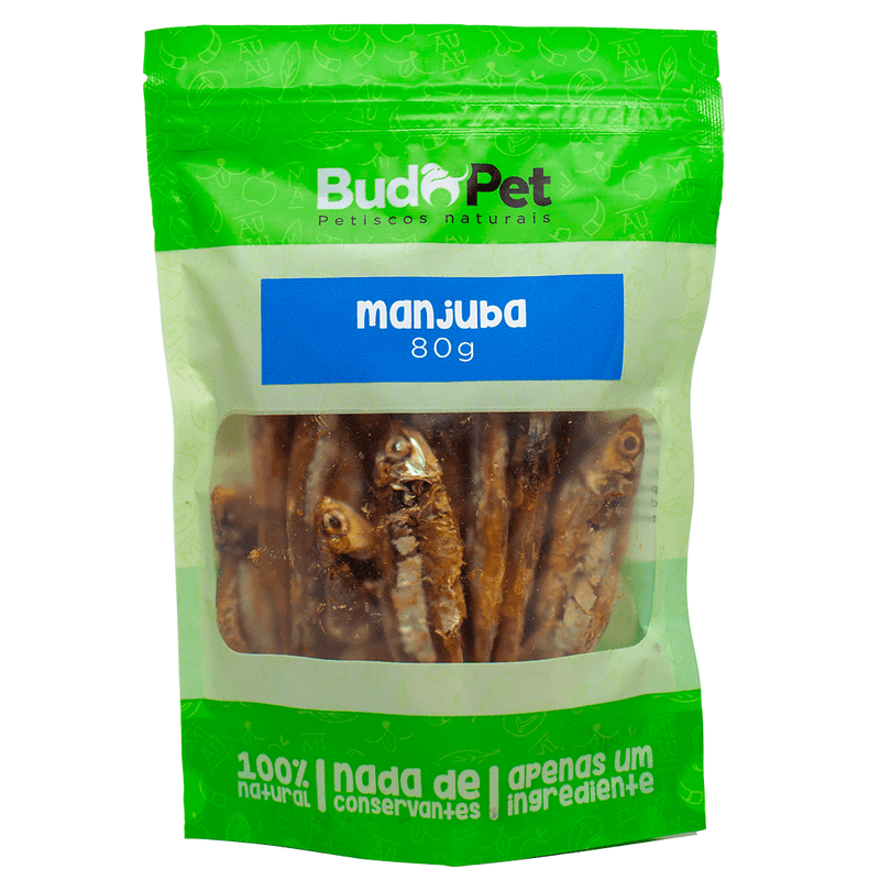 Petisco Natural Manjuba para Cães e Gatos BudoPet - New York Pets