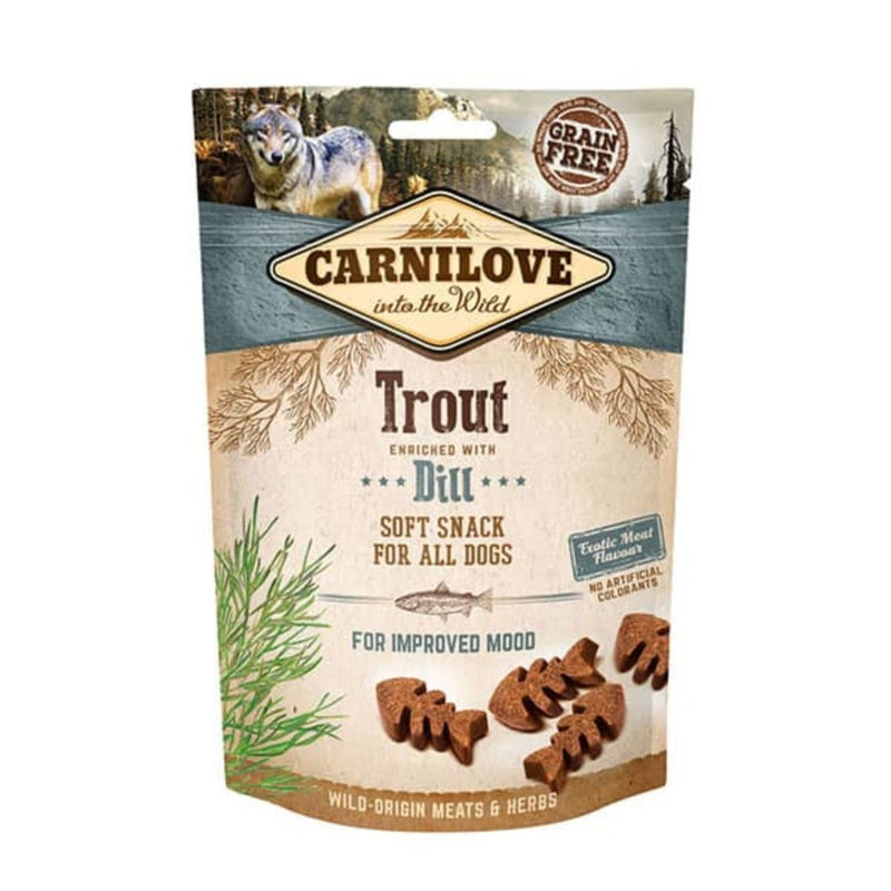 Petisco Semi - úmido Carnilove Truta e Endro para Cães - New York Pets