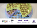 Lickin' Layers Nina Ottosson Brinquedo Interativo para Filhote