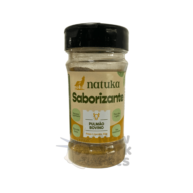 Saborizante de Pulmão Bovino 35g Natuka - New York Pets