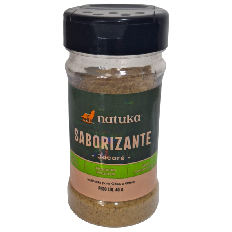 Saborizante Natural De Jacaré 40g Natuka - New York Pets