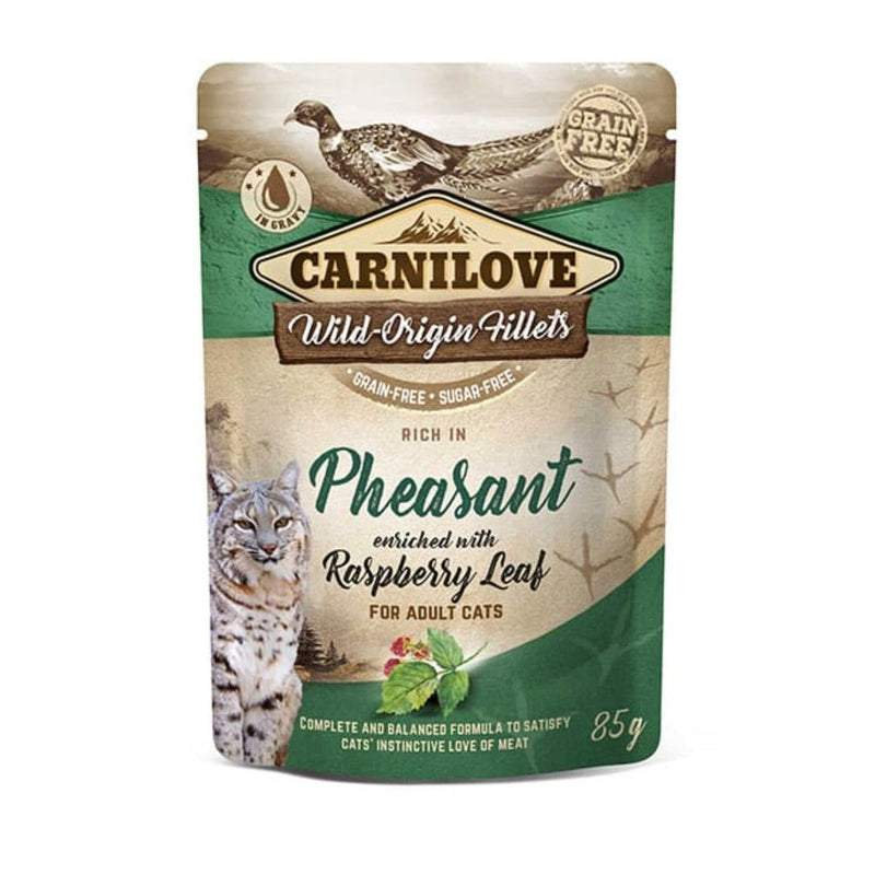 Sache Natural Carnilove Faisão e Folhas de Framboesa para Gatos Adultos - New York Pets