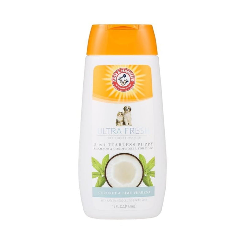 SHAMPOO 2 EM 1 ANTI - LAGRIMAS PARA FILHOTES ARM & HAMMER ULTRA FRESH - New York Pets