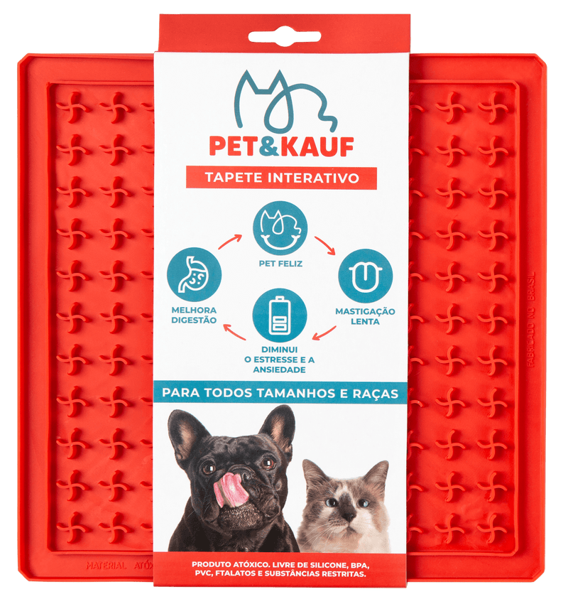 Tapete de Lamber interativo para cães e gatos Pet Kauf - New York Pets