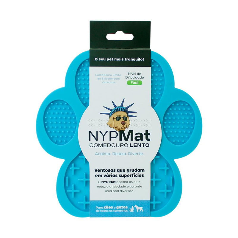 Tapete de lamber NYPets Patinha com Ventosas para cães e gatos - New York Pets