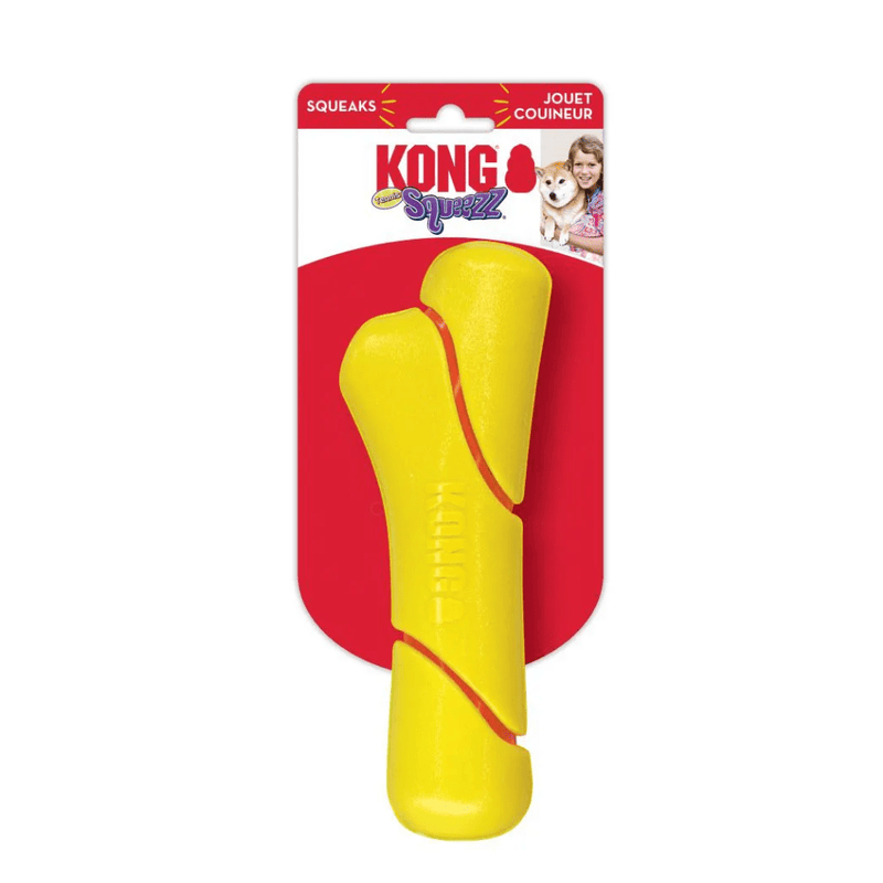 Brinquedo Kong Squeezz Tennis Stick com apito