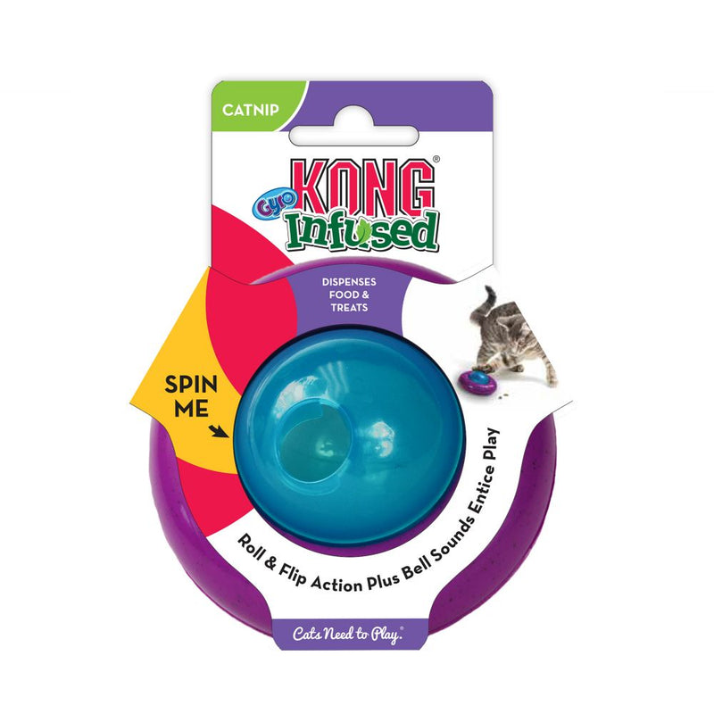 Brinquedo Recheável Kong Cat Gyro Infused para Gato