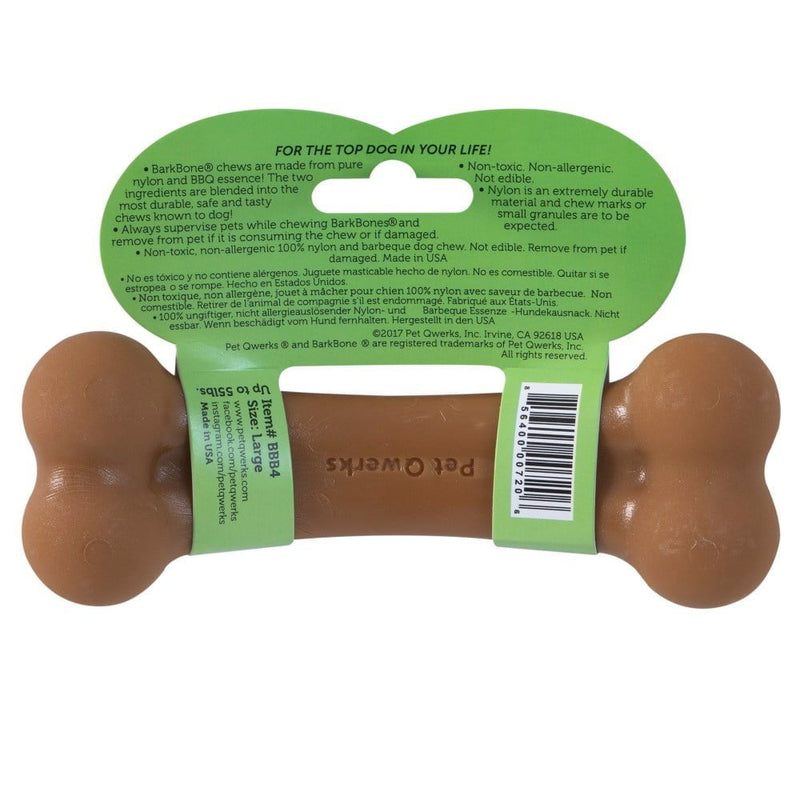 Osso de Nylon Pet Qwerks Barkbone BBQ Churasco para Cachorro