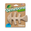Benebone Green Fishbone — Mordedor para Cachorro Sabor Salmão