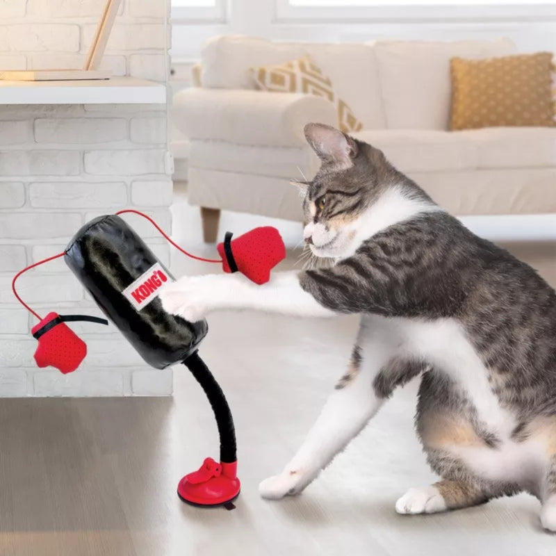 Brinquedo Kong Connects Punching Bag Com Catnip Para Gatos