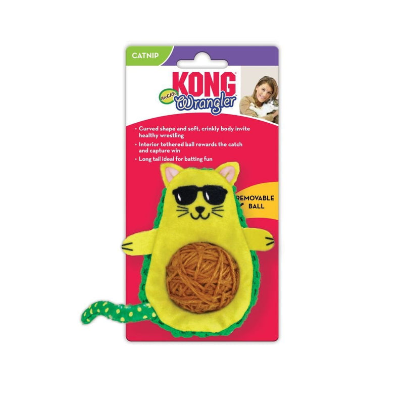 Brinquedo kong wrangler abacate p/ gatos