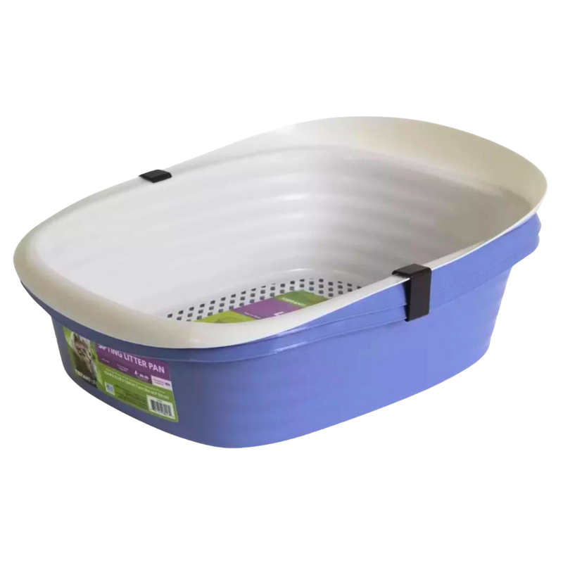 Caixa De Areia Sifting Litter Pan Com Peneira Para Gatos