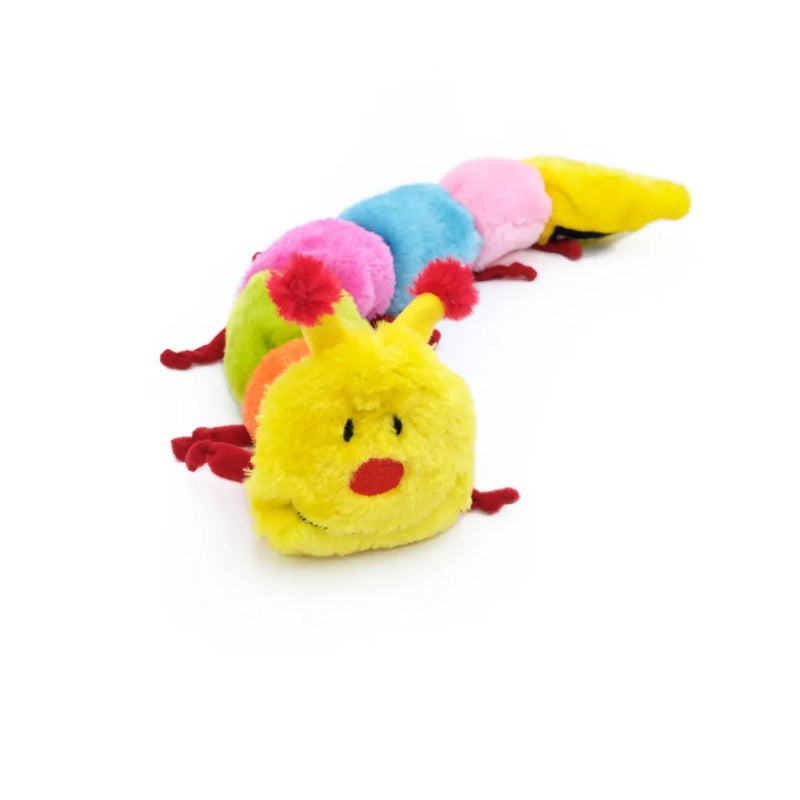 Pelucia ZippyPaws Caterpillar (Lagarta) Para Cães