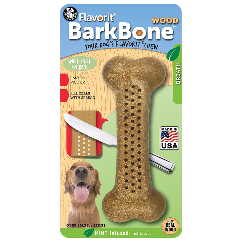 Osso PET QWERKS Flavorit Wood Para Cachorros