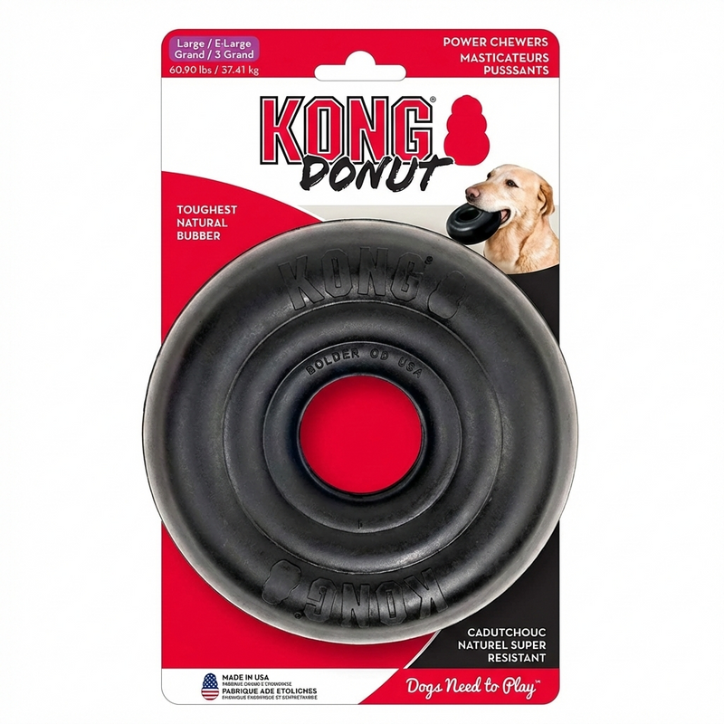 KONG Extreme Donut - Brinquedo Ultra Resistente para Mordidas Fortes - New York Pets