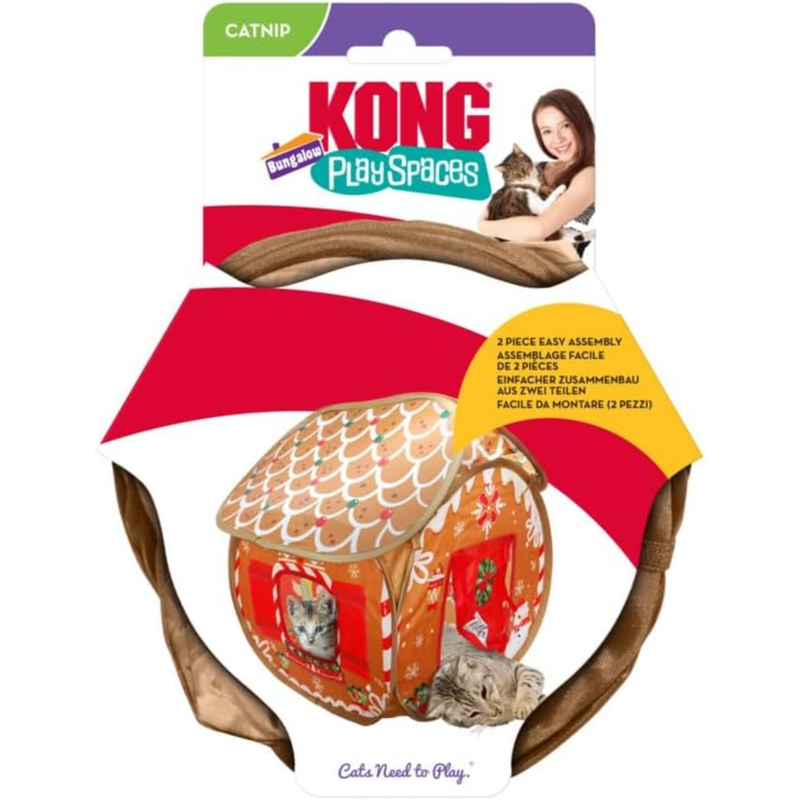 Kong Holiday PlaySpaces Bangalo Casinha para Gato- Natal