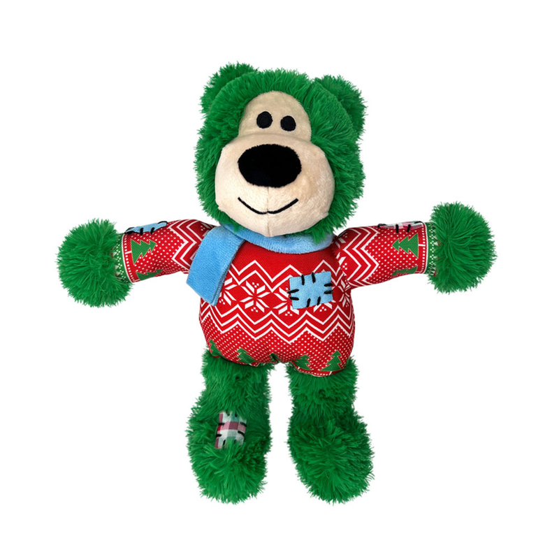 Urso Kong Holiday Wild Knots Pelucia Para Cachorro