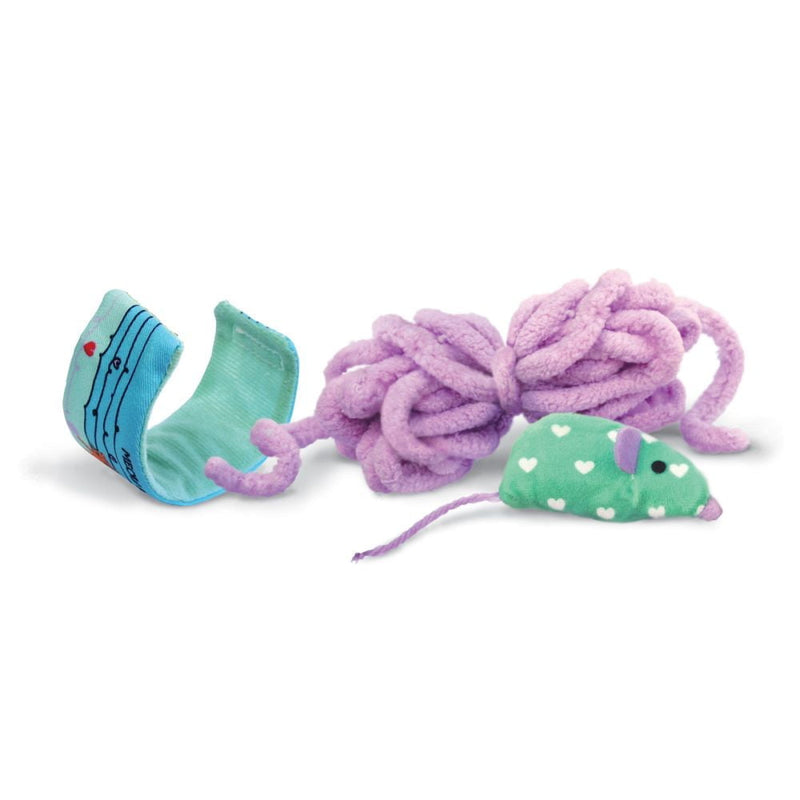 Brinquedo Kong Pull-a-Partz Yarnz para Gato com Catnip