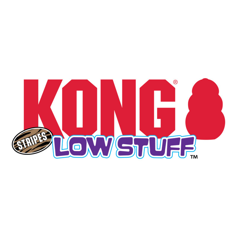 Kong Low Stuff Stripes Ilhama Pelúcia para Cachorro