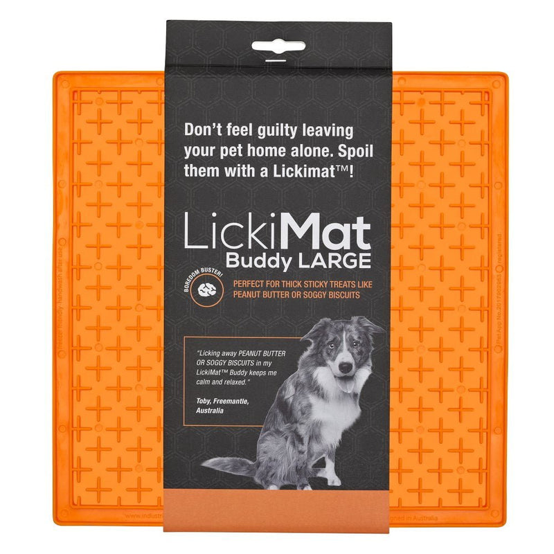 Tapete de Lamber LickiMat Buddy Grande para cachorro