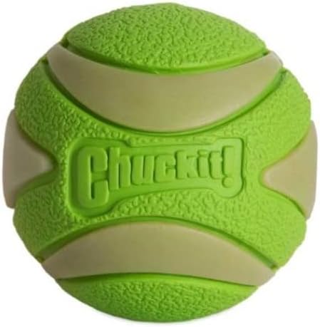 Chuckit! Max Glow Ultra Squeaker -Bola Brilha no Escuro