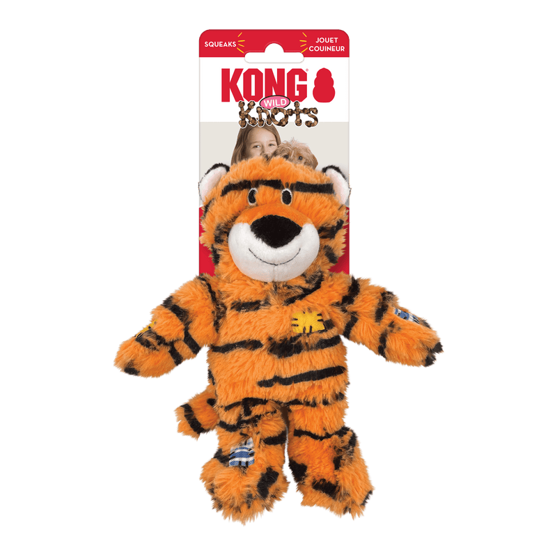 Pelúcia Kong Wild Knots Tigre para Cachorro
