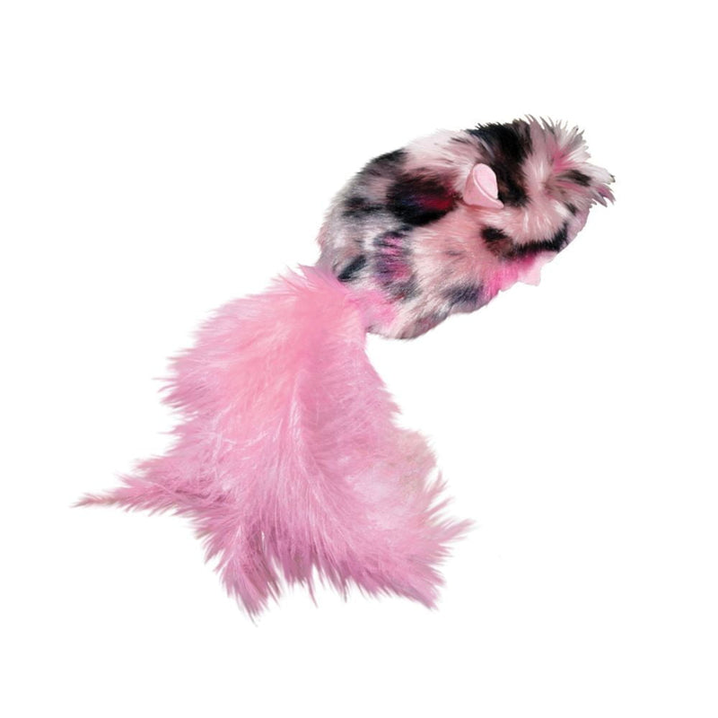 Brinquedo kong rato rosa com catnip p/ gatos