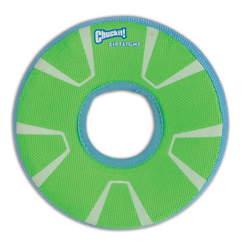 Brinquedo para cachorro Frisbee Chuckit Zipflight Max Glow Fluorescente