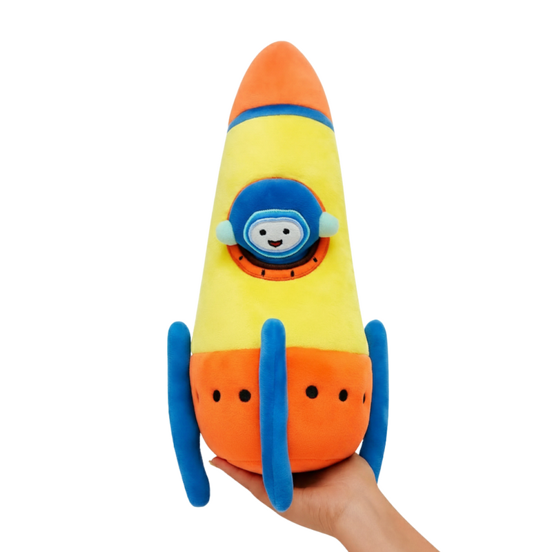 Pelucia Interativa Petta – Foguete com 3 Mini Brinquedos Internos