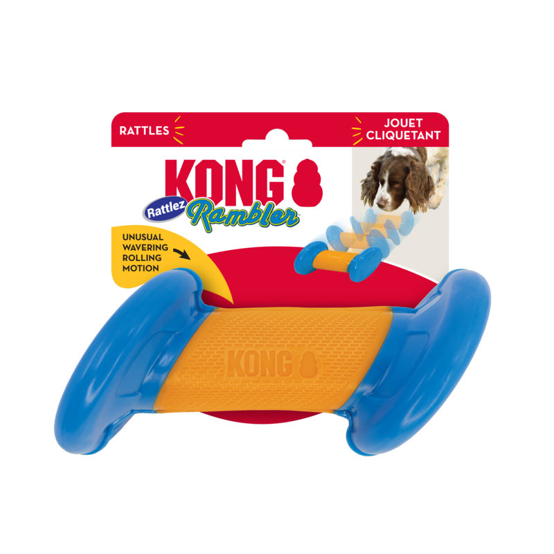 Kong Rambler Rattlez Dumbell Grande Brinquedo para Cachorro