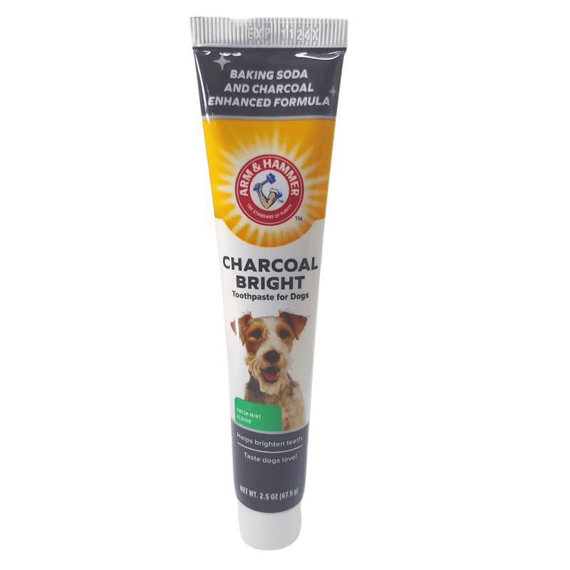 Pasta De Dente Para Cães Enzimática Clareadora Sabor Menta - Arm & Hammer Charcoal Bright