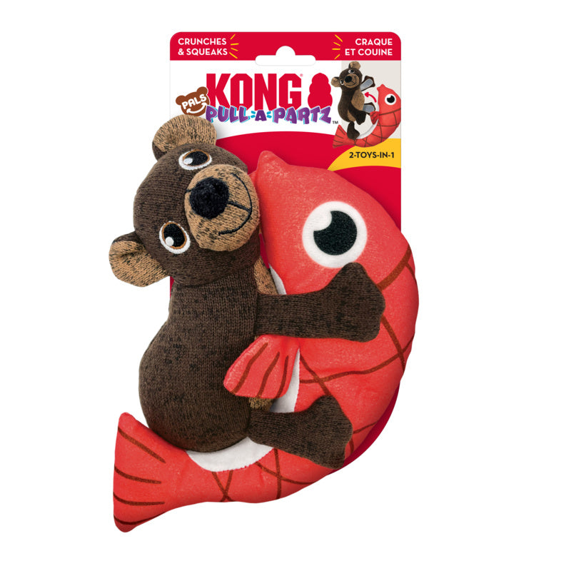 Kong Pull-a-Partz Pals Urso Medio Pelúcia para Cachorro