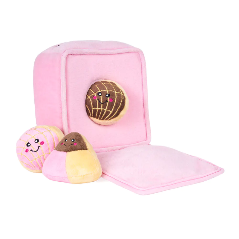 Pelúcia Zippy Burrow Pan Dulce Box para Cachorro