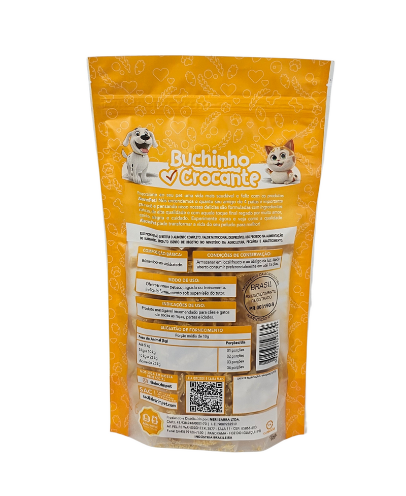 Petisco para Cachorro Buchinho Crocante - AlecrimPet