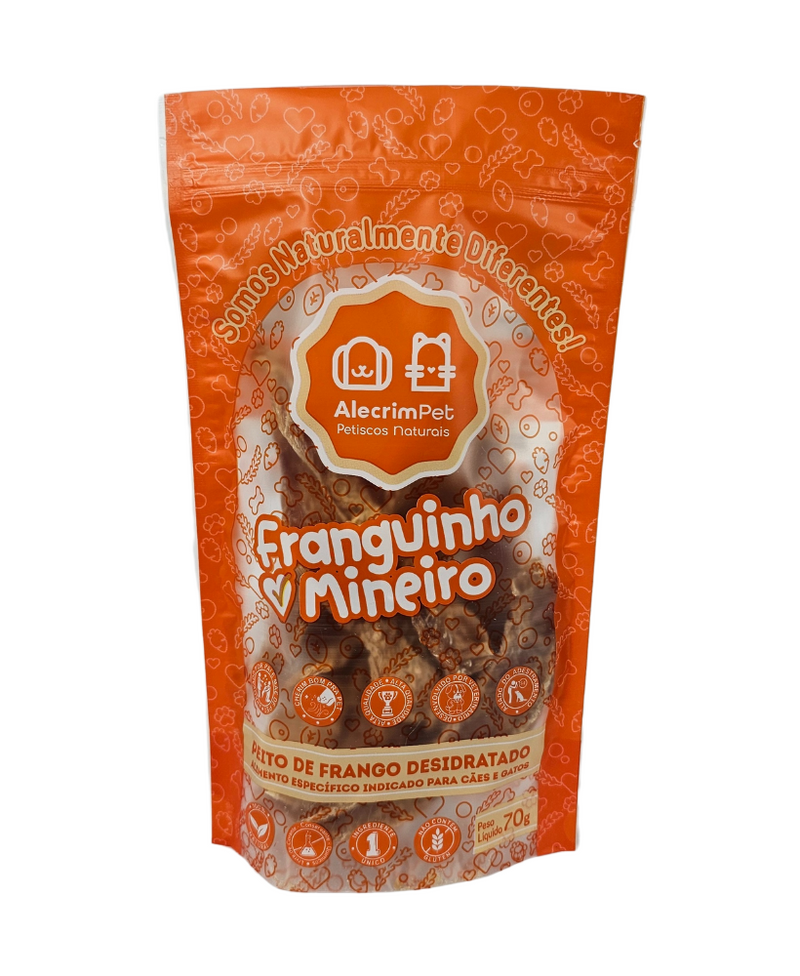 Petisco para Cachorro e Gato Franguinho Mineiro - AlecrimPet