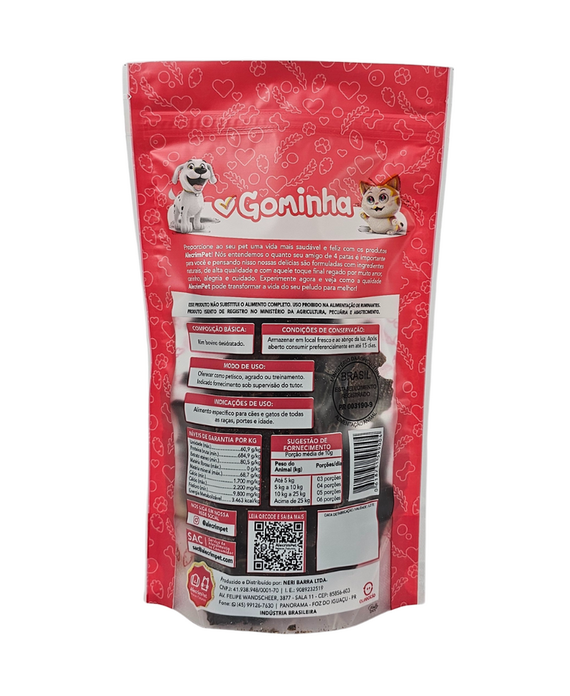 Petisco para Cachorro e Gato Gominha - AlecrimPet