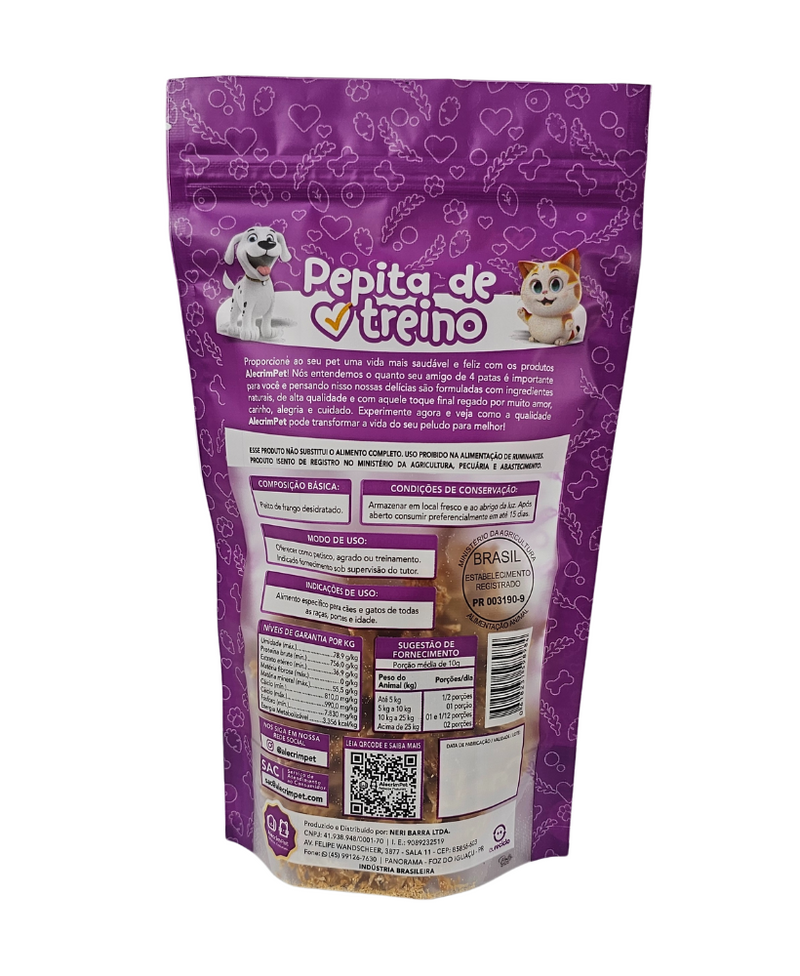 Petisco para Cachorro e Gato Pepita de Treino - AlecrimPet