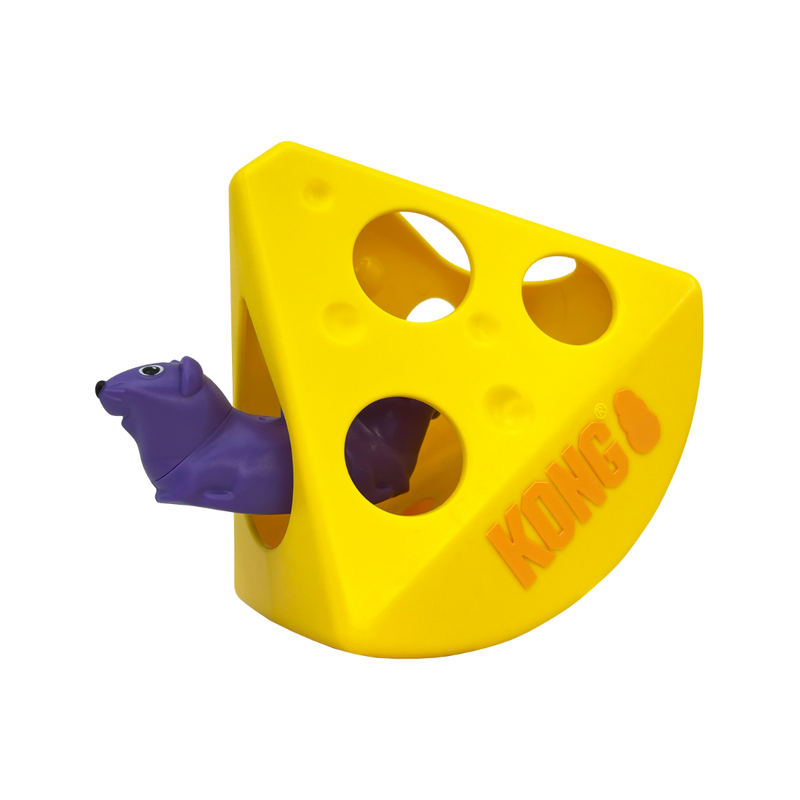 Kong Rewards Rocker Cheese Brinquedo interativo dispenser para gato