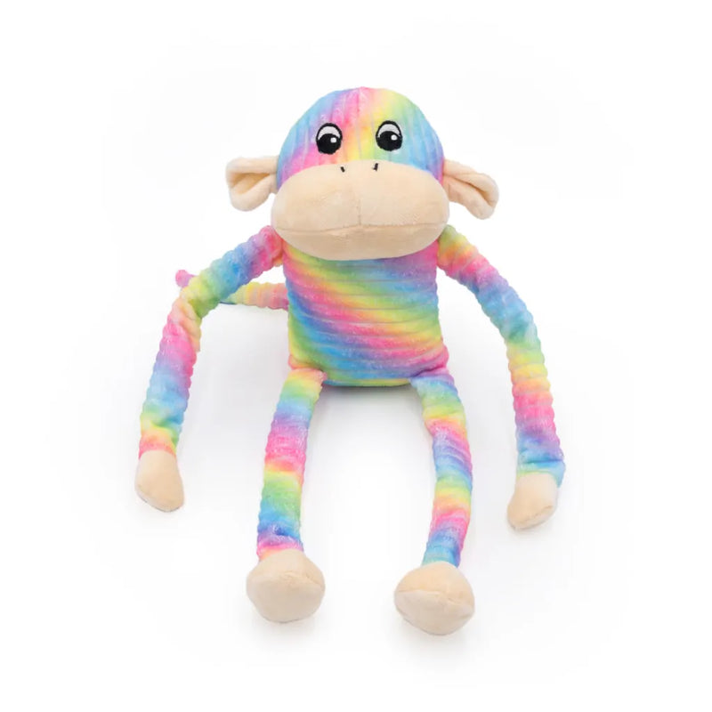 Pelucia Zippy Spencer Crinkle - Macaco Colorido