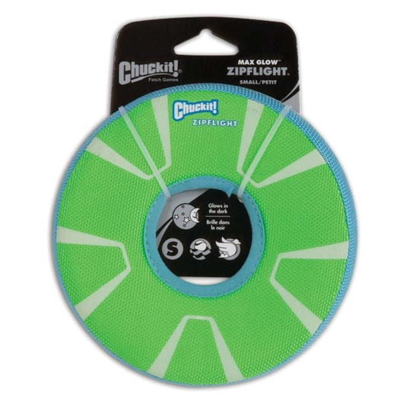 Brinquedo para cachorro Frisbee Chuckit Zipflight Max Glow Fluorescente