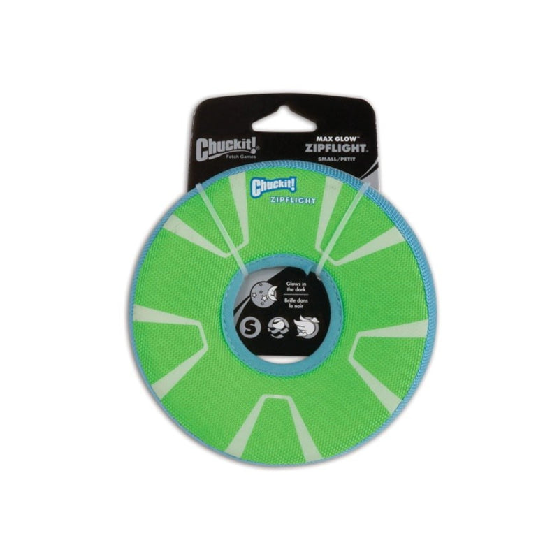 Brinquedo para cachorro Frisbee Chuckit Zipflight Max Glow Fluorescente