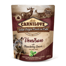 Alimentação Natural Carnilove Veado & Folhas de Morango Patê para Cachorro - New York Pets