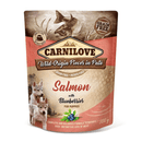 Alimentação Natural Salmão com Mirtilos Carnilove Patê para Filhotes - New York Pets