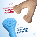Benebone Puppy 2 - Pack Rubber – Osso de Borracha e Wishbone com Sabor Bacon - New York Pets