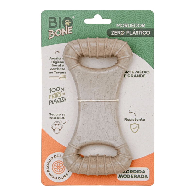 Biobone Ossão Bagaço de Laranja– Mordedor Sustentável para Cães com Mordida Moderada - New York Pets