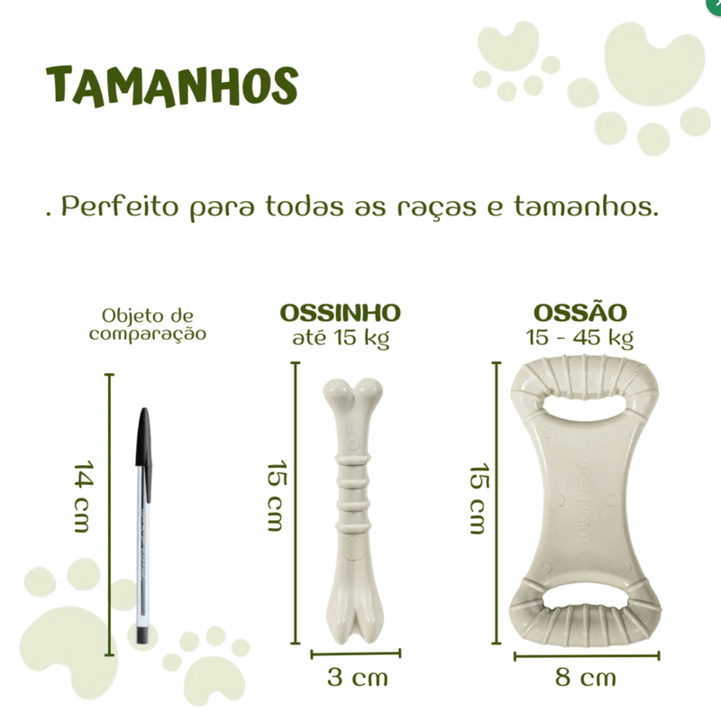 Biobone Ossão Bagaço de Laranja– Mordedor Sustentável para Cães com Mordida Moderada - New York Pets