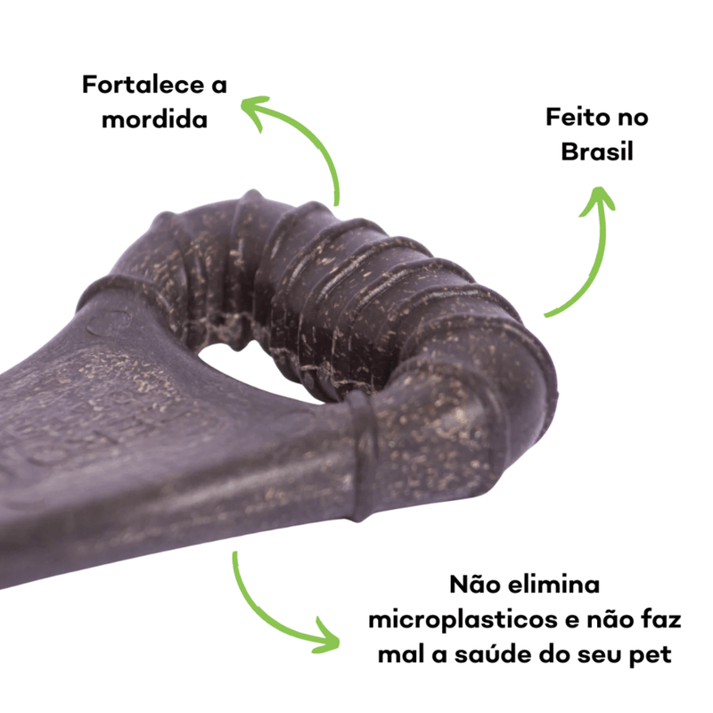 Biobone Ossão Madeira – Mordedor de Fibra de Madeira para Cães com Mordida Intensa 🦴 - New York Pets