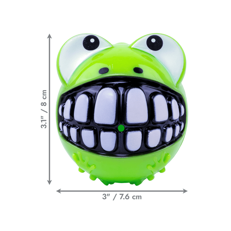 Bola KONG Grinz Sapinho – Bolinha Divertida com Efeito Sorriso para Cães - New York Pets