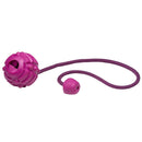 Bola Recheavel Hercules com Corda aroma Carne para cachorro - New York Pets
