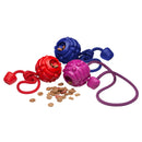 Bola Recheavel Hercules com Corda aroma Carne para cachorro - New York Pets